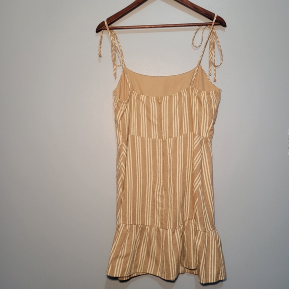 NWT Speechless‎ Taupe & White Striped Strap Tie Dress Womens Size XXL - Picture 3 of 12